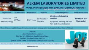  Alkem Laboratories limited Interview